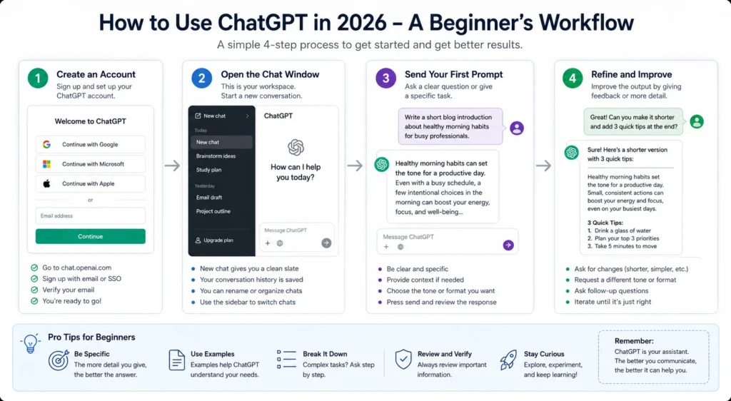 Basic ChatGPT workflow for beginners