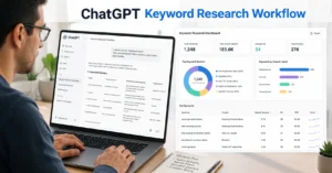 Using ChatGPT to organize and expand SEO keyword research